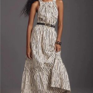 NWT Anthropologie Somerset Poplin Halter Maxi Dress Size 2X NEW